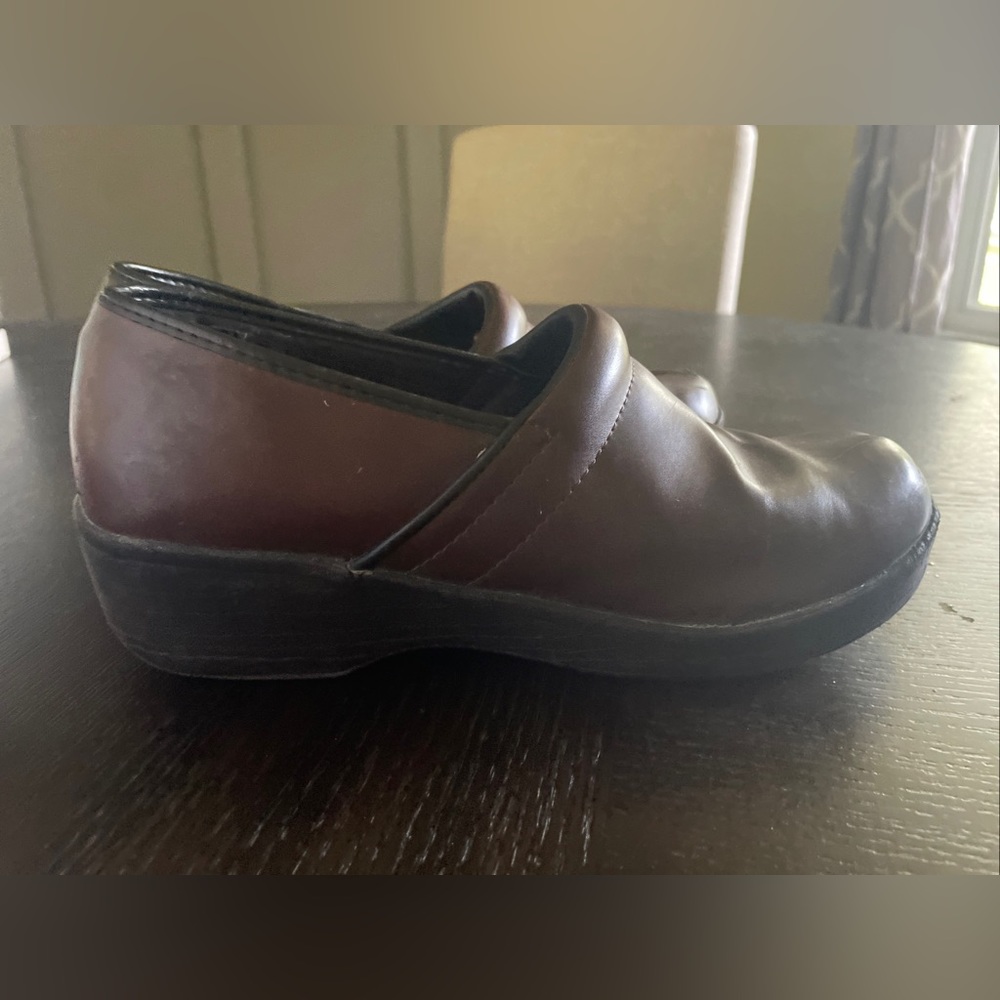 Safe T Step Clog Womens 9.5 Brown Slip Resistant Comfort Shoe Nursing